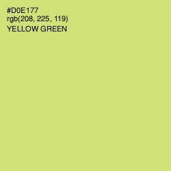 #D0E177 - Yellow Green Color Image