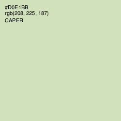 #D0E1BB - Caper Color Image