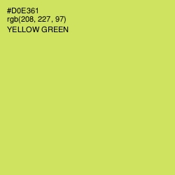 #D0E361 - Yellow Green Color Image