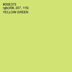 #D0E373 - Yellow Green Color Image