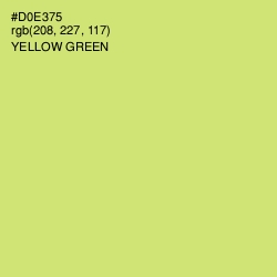 #D0E375 - Yellow Green Color Image