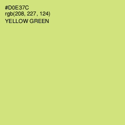 #D0E37C - Yellow Green Color Image