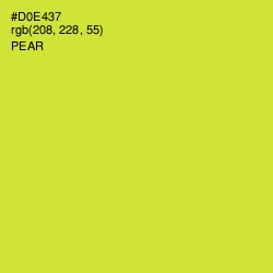 #D0E437 - Pear Color Image
