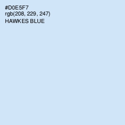 #D0E5F7 - Hawkes Blue Color Image