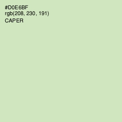 #D0E6BF - Caper Color Image