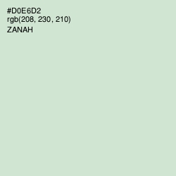 #D0E6D2 - Zanah Color Image