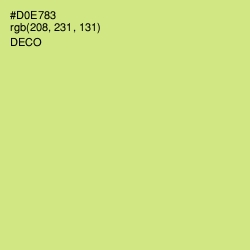 #D0E783 - Deco Color Image
