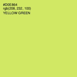 #D0E864 - Yellow Green Color Image