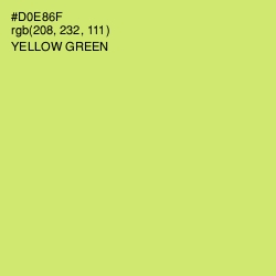 #D0E86F - Yellow Green Color Image