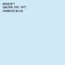 #D0E9F7 - Hawkes Blue Color Image