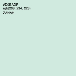 #D0EADF - Zanah Color Image