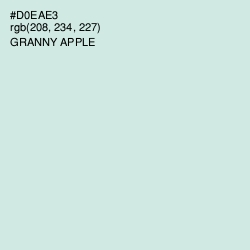 #D0EAE3 - Granny Apple Color Image