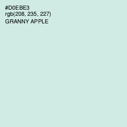 #D0EBE3 - Granny Apple Color Image