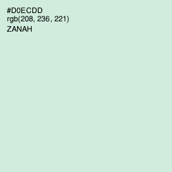 #D0ECDD - Zanah Color Image