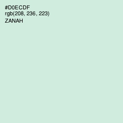 #D0ECDF - Zanah Color Image