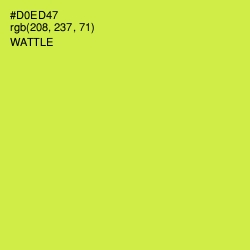 #D0ED47 - Wattle Color Image
