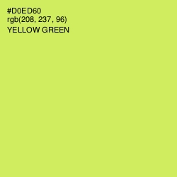 #D0ED60 - Yellow Green Color Image