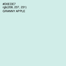 #D0EDE7 - Granny Apple Color Image