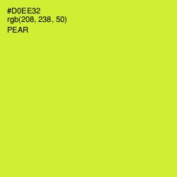 #D0EE32 - Pear Color Image