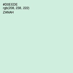 #D0EEDE - Zanah Color Image