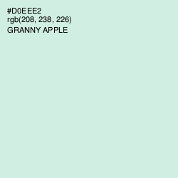 #D0EEE2 - Granny Apple Color Image