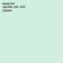 #D0EFDF - Zanah Color Image