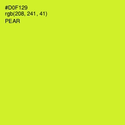 #D0F129 - Pear Color Image