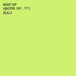 #D0F16F - Sulu Color Image