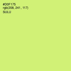 #D0F175 - Sulu Color Image