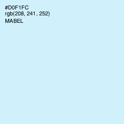 #D0F1FC - Mabel Color Image