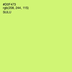 #D0F473 - Sulu Color Image