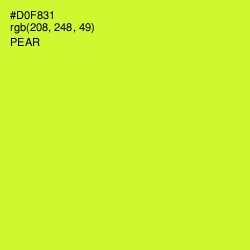 #D0F831 - Pear Color Image