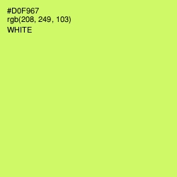 #D0F967 - Sulu Color Image