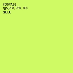 #D0FA63 - Sulu Color Image
