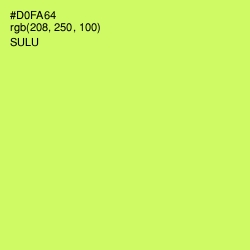 #D0FA64 - Sulu Color Image
