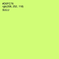 #D0FC76 - Sulu Color Image