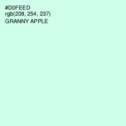 #D0FEED - Granny Apple Color Image