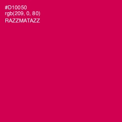 #D10050 - Razzmatazz Color Image