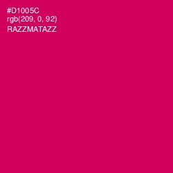 #D1005C - Razzmatazz Color Image