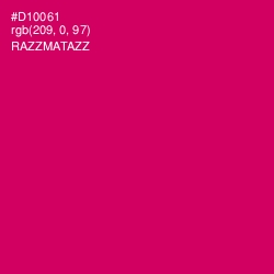 #D10061 - Razzmatazz Color Image