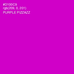 #D100C9 - Purple Pizzazz Color Image