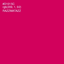 #D1015C - Razzmatazz Color Image