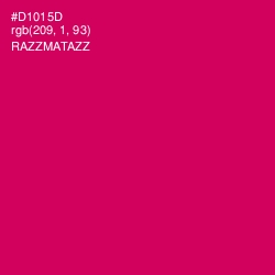 #D1015D - Razzmatazz Color Image