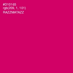 #D10165 - Razzmatazz Color Image