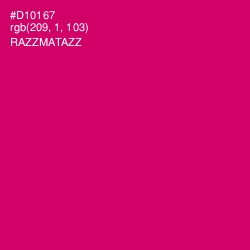 #D10167 - Razzmatazz Color Image