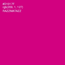 #D1017F - Razzmatazz Color Image