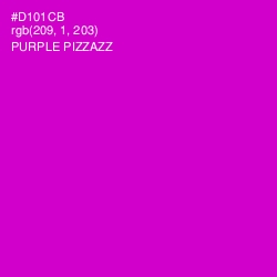 #D101CB - Purple Pizzazz Color Image