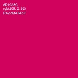 #D1025C - Razzmatazz Color Image