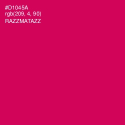 #D1045A - Razzmatazz Color Image