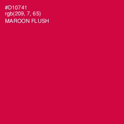 #D10741 - Maroon Flush Color Image